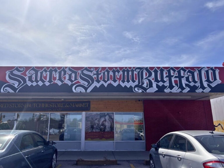sacred storm buffalo front sign 768x576