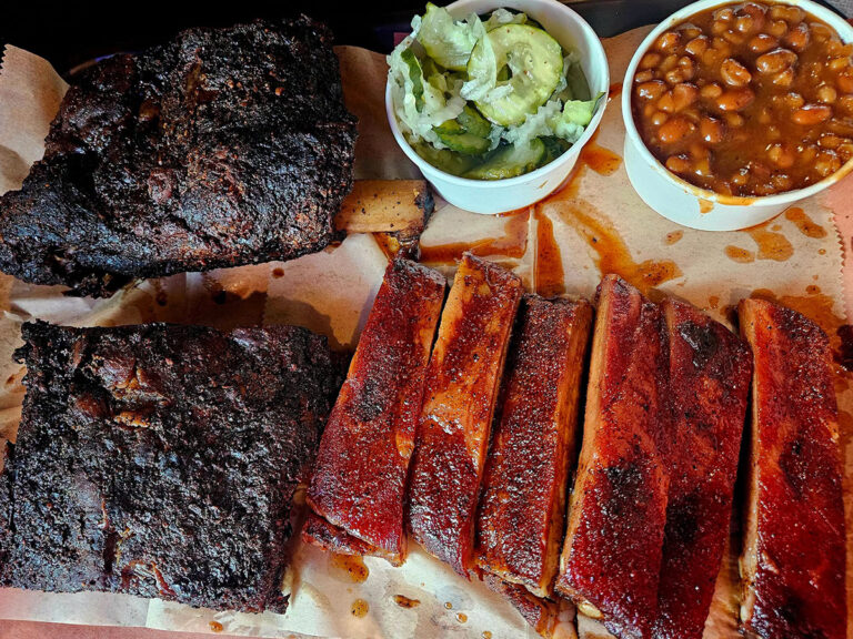 j r s rhodehouse pork with brisket and sides 768x576