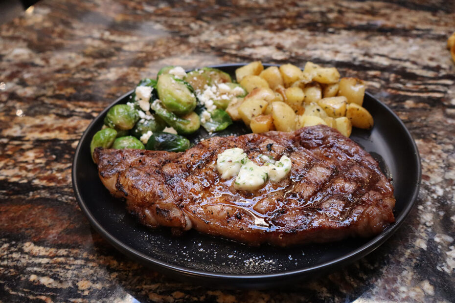 ribeye at gold bison grill