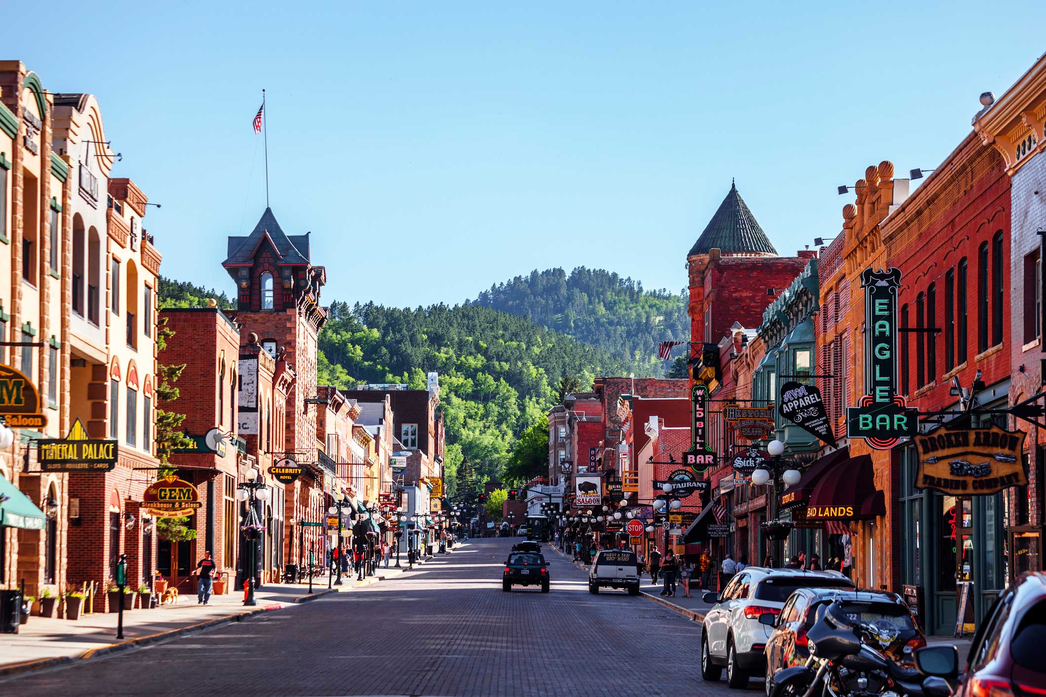 Main Street of Deadwood, SD