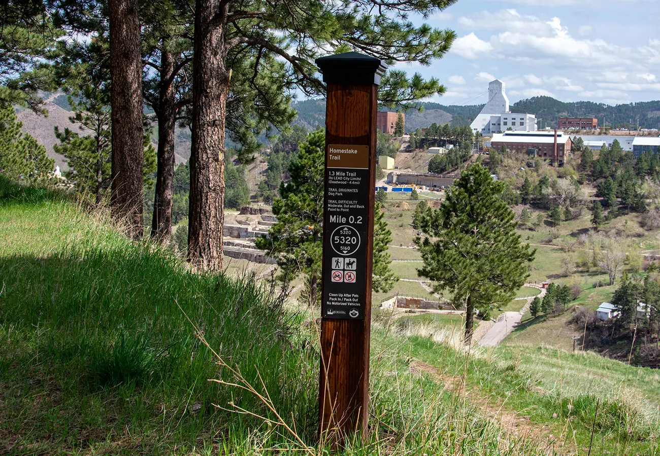 Homestake Trail in Lead, SD