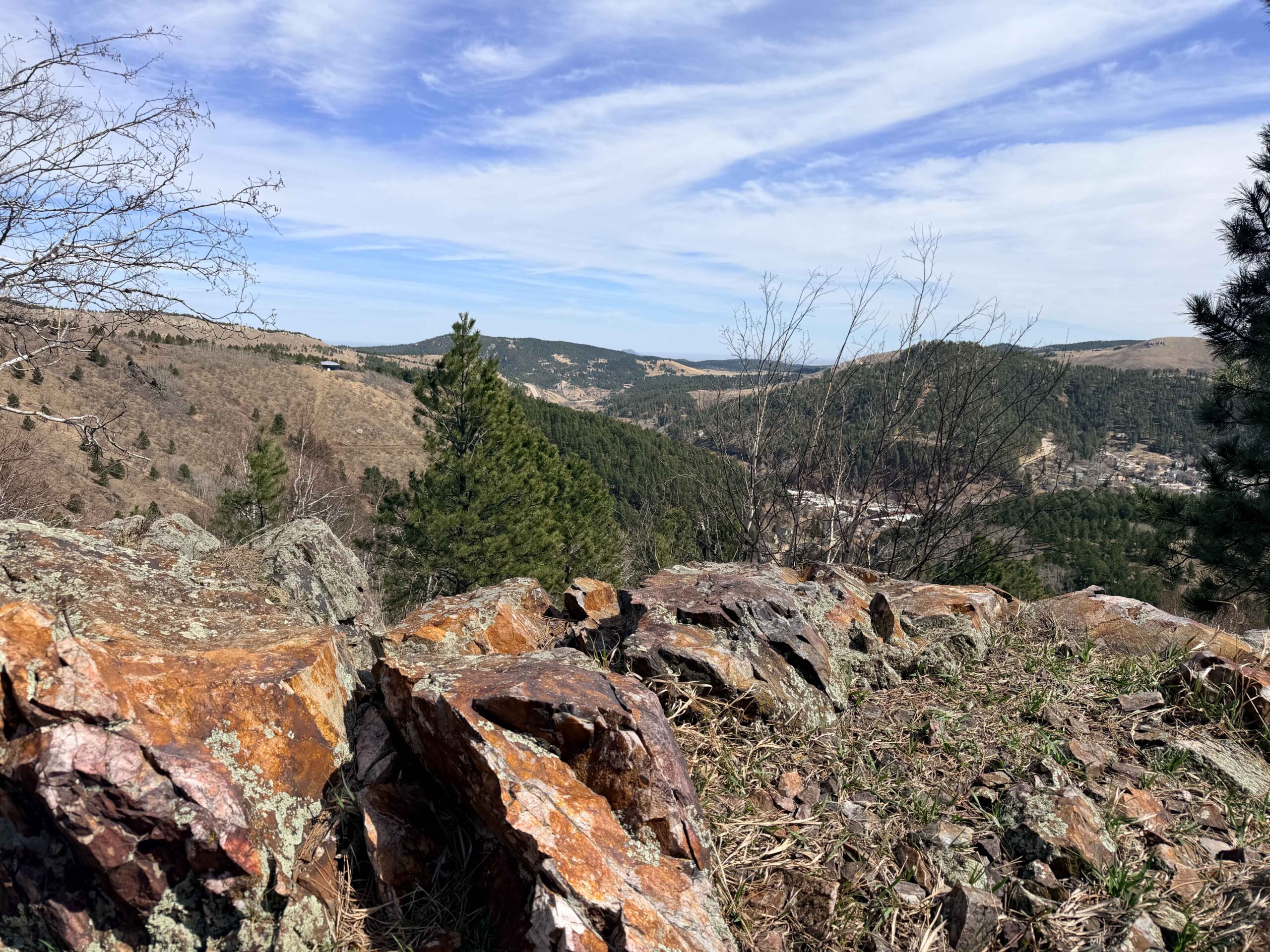 Trail overlooking Deadwood, SD